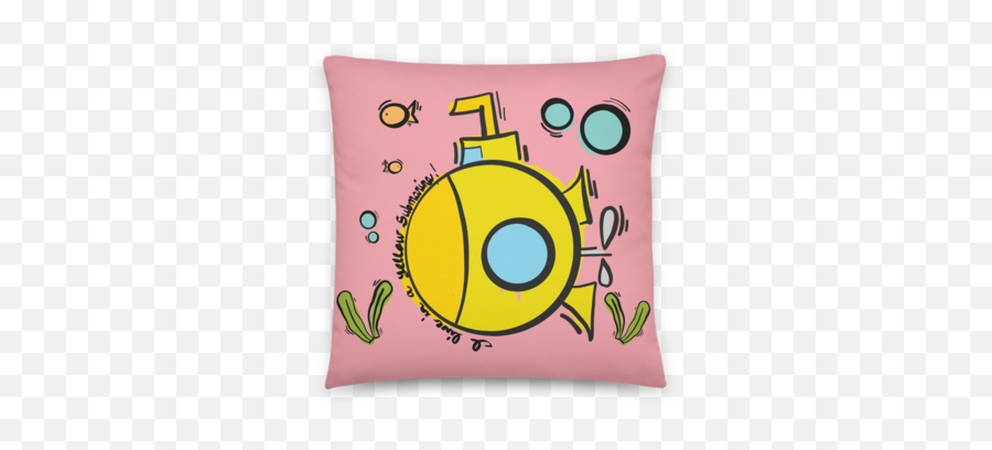 I Live In A Yellow Submarine U2013 The Happy Polah - Decorative Emoji,Emoticon Pillows Wholesale