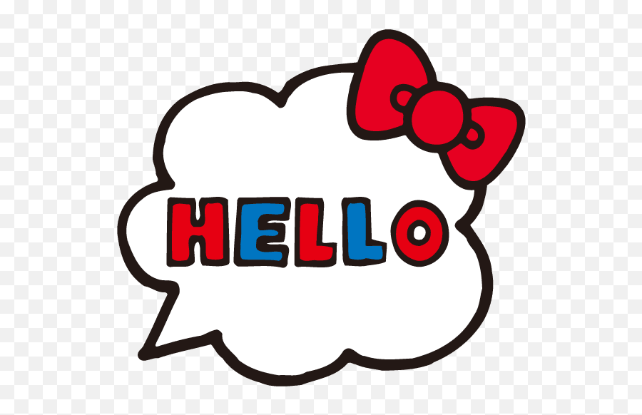 Hello Clipart Name Hello Name Transparent Free For Download - Hello Kitty Png Emoji,Line Emoticon Sticker Free