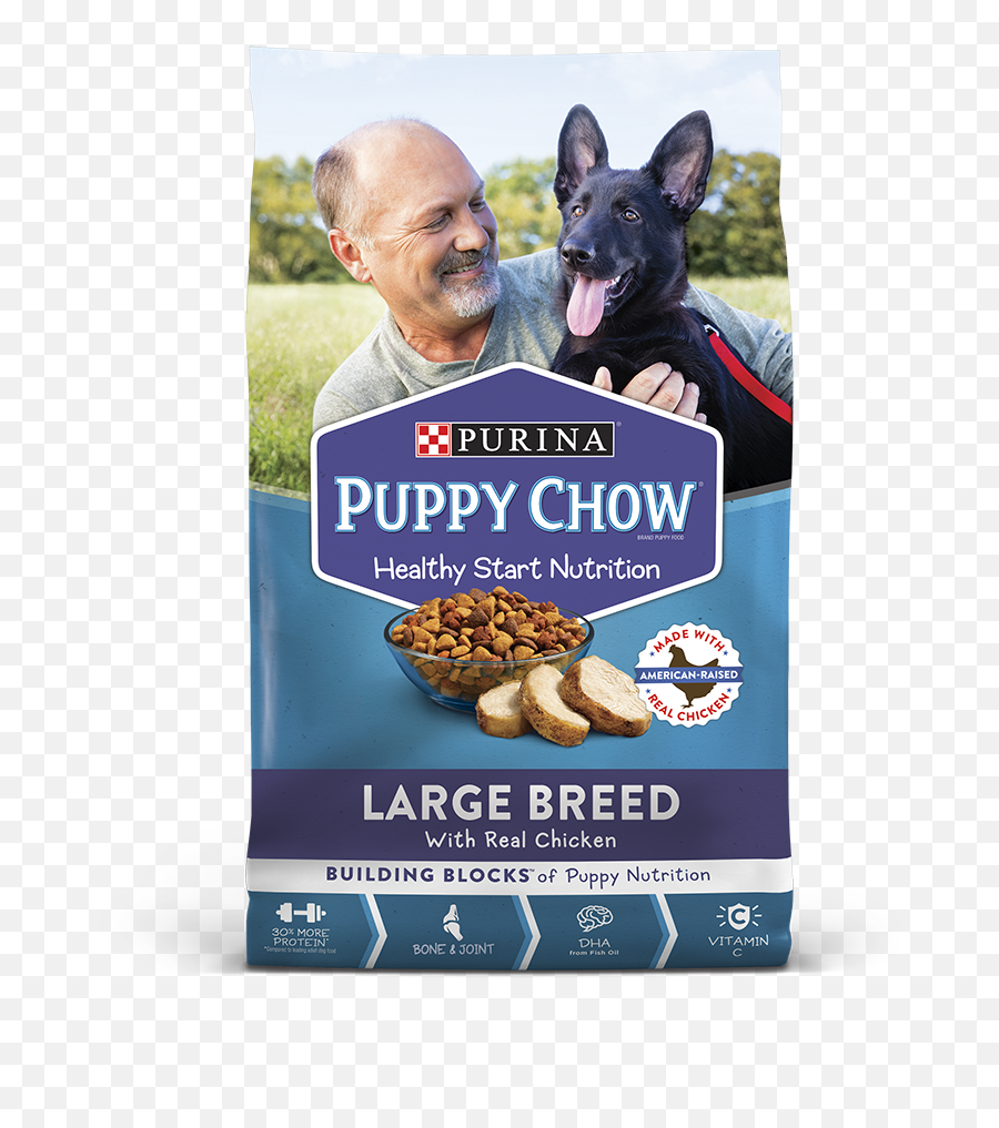 Puppy Chow Large Breed Puppy Food - Purina Puppy Chow Large Breed Emoji,Dog Emotion 50% Up