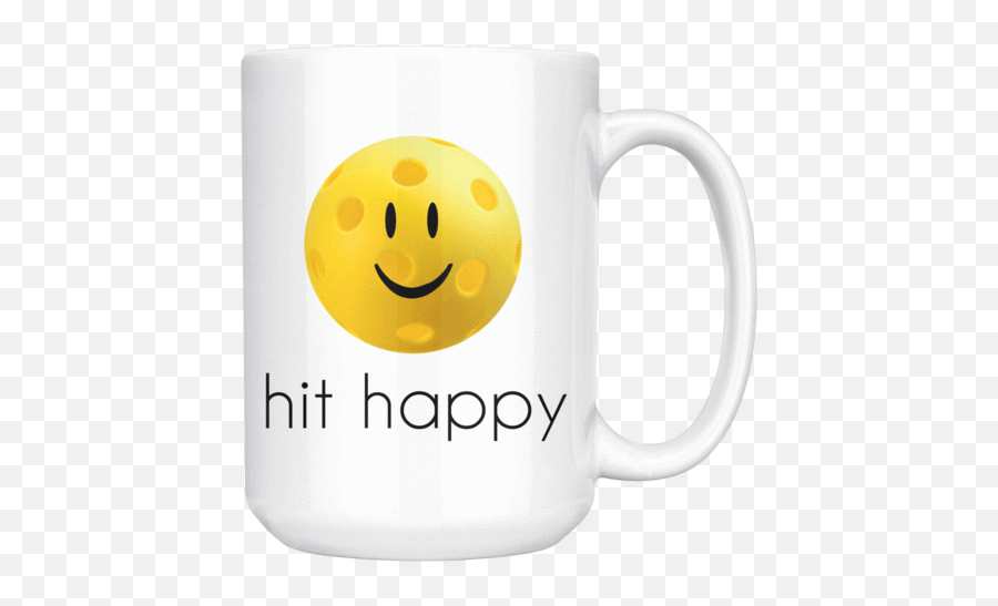 Pickleball U2013 Hit Happy Tennis - Mug Emoji,Butts Emoticon