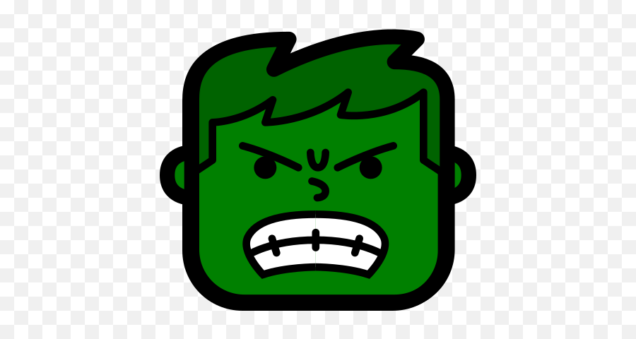 Avengers Hulk Marvel Superhero Icon - Free Download Hulk Emoji,Superhero Emoticon Hawkeye
