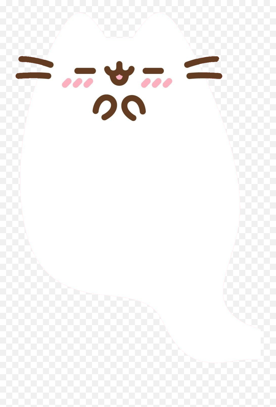 Halloween Cat Meow Ghost Sticker - Happy Emoji,Ghost Cat Emojis