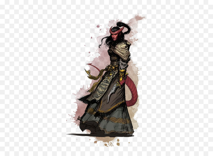 Tiefling - Forked Tail Tiefling Emoji,