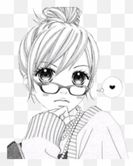 The Most Edited - Anime Girl Coloring Pages Printable Emoji,Imagenes De Emoticon Con Gafas Gif