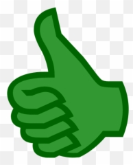 Clip Art Green Door - Green Thumb Up Transparent Background Emoji,Green Thumb Emoji