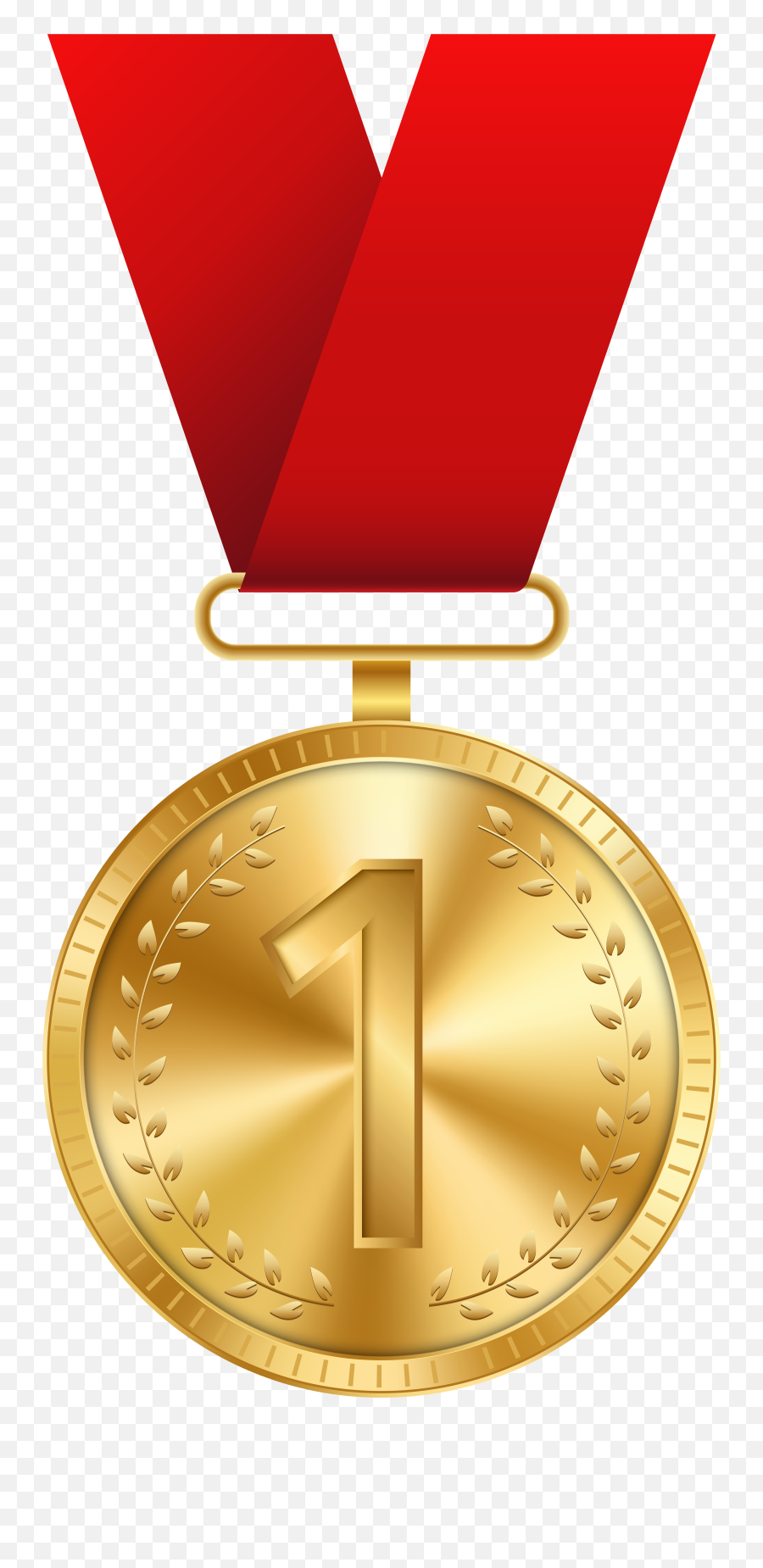 Gold Medal Icon - Transparent Background Bronze Medal Png Emoji,Black Medal Text Emoticon