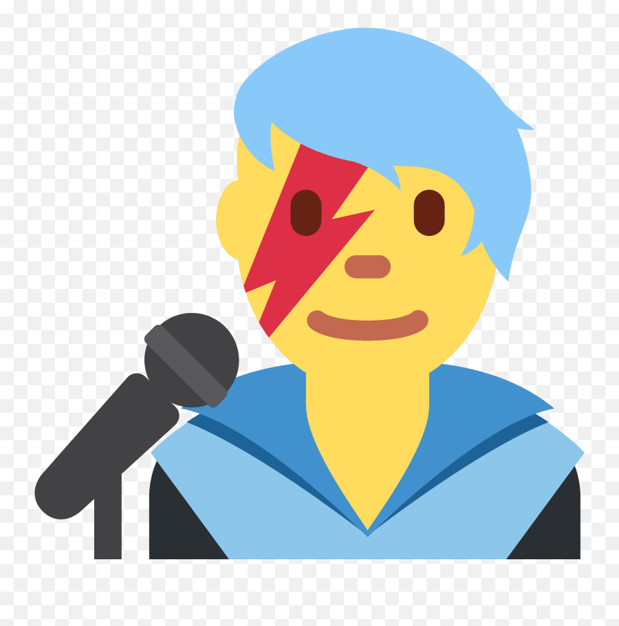 Man Singer Emoji Meaning With - Piosenkarz Emoji,Singing Emoji