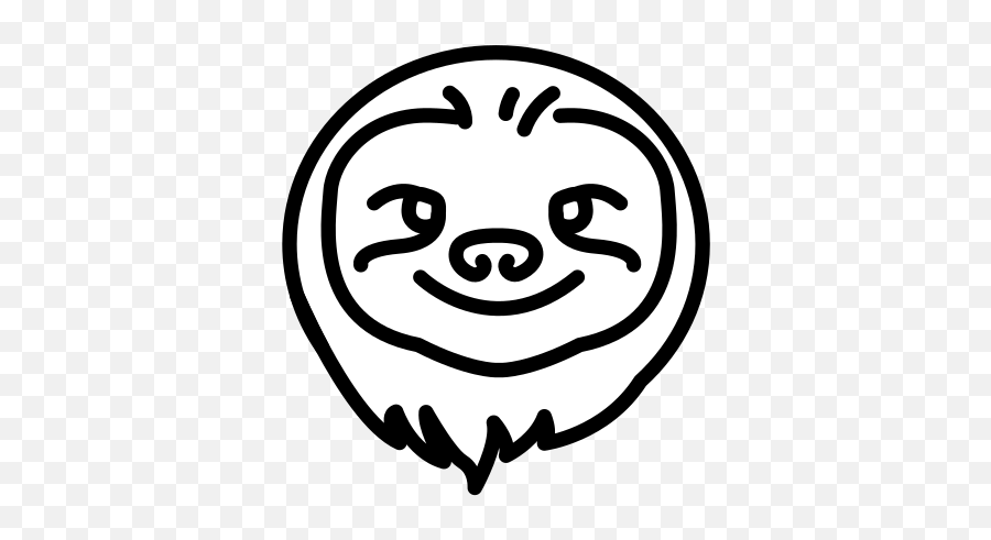 Sloth Free Icon Of Selman Icons - Sloth Icon Emoji,Sloth Emoticon Facebook