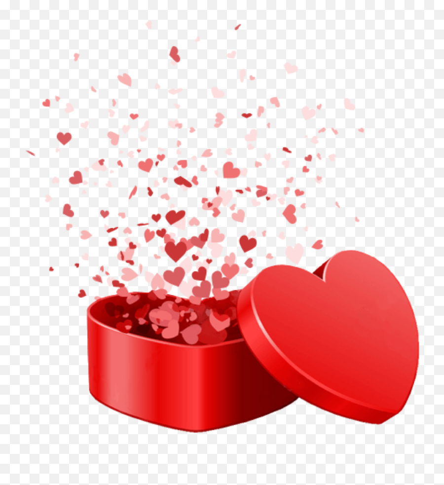 Love Heart Hearts Red Box Sticker Emoji,Heartbox Emoji