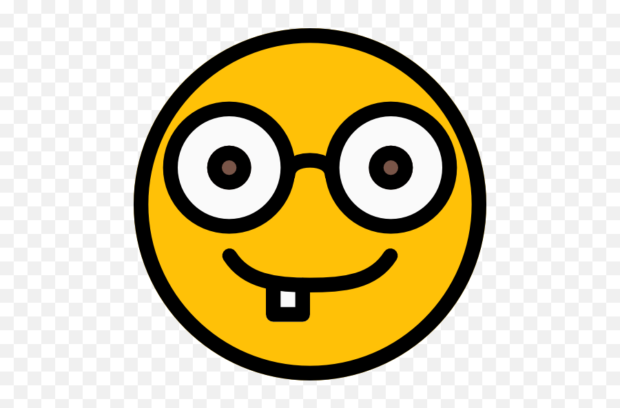 Nerd - Free Smileys Icons Icon Emoji,Aim Yelling Emoticon