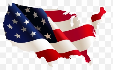American Flag Hd Image Clipart Png - United States Flag Map Emoji,Us Flag Emoticon