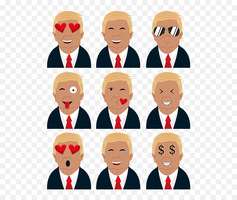 Trumoji - Trump Emojipresident Emoticon Shower Curtain For Sharing,Female Emoticon Adult
