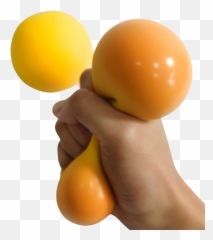 Yellow To Orange Dough Stress Ball - Baby Toys Emoji,Stress Ball Emotions