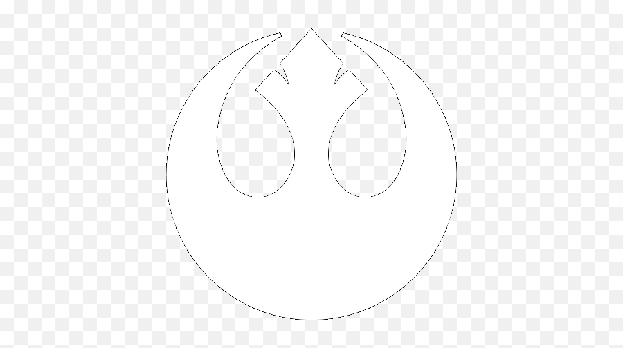 Rebel Alliance Icon 399517 - Free Icons Library Rebel Logo White Png Emoji,Disney Pin Star Wars Emoji