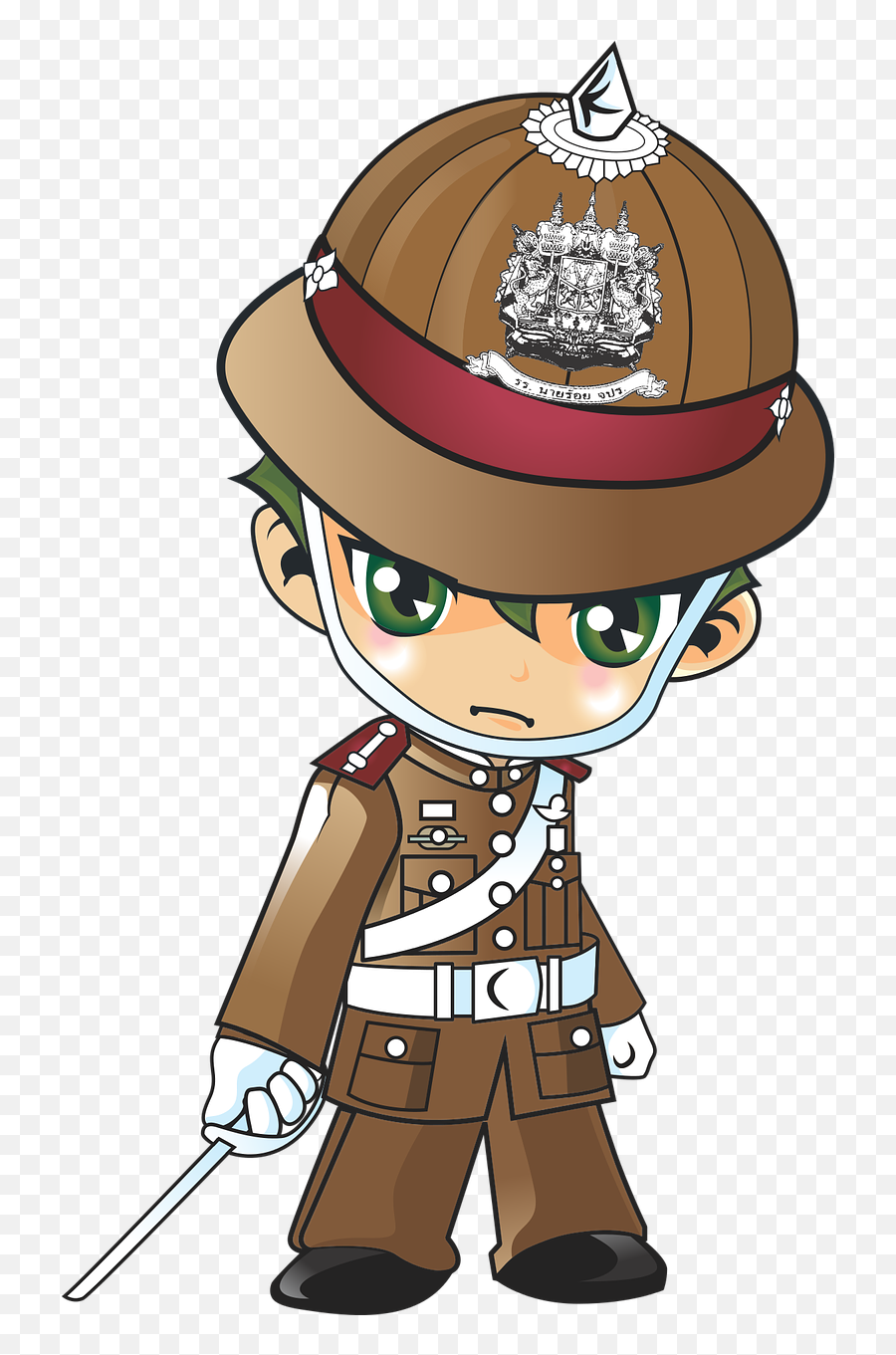 Download Free Photo Of Policecartooncharactercadet - Thai Police Cartoon Png Emoji,Police Detective Emoji