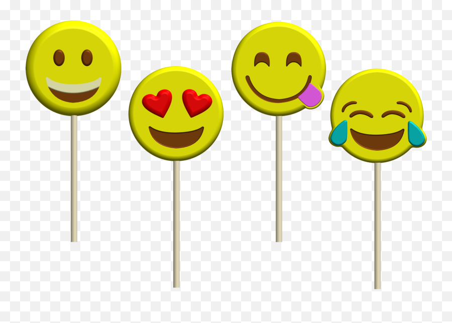 Flex1234 Emoji Lollypops Set Of 4 Moulds U2013 Eml Moulds And - Happy,Korean Flag Tablet Emoji