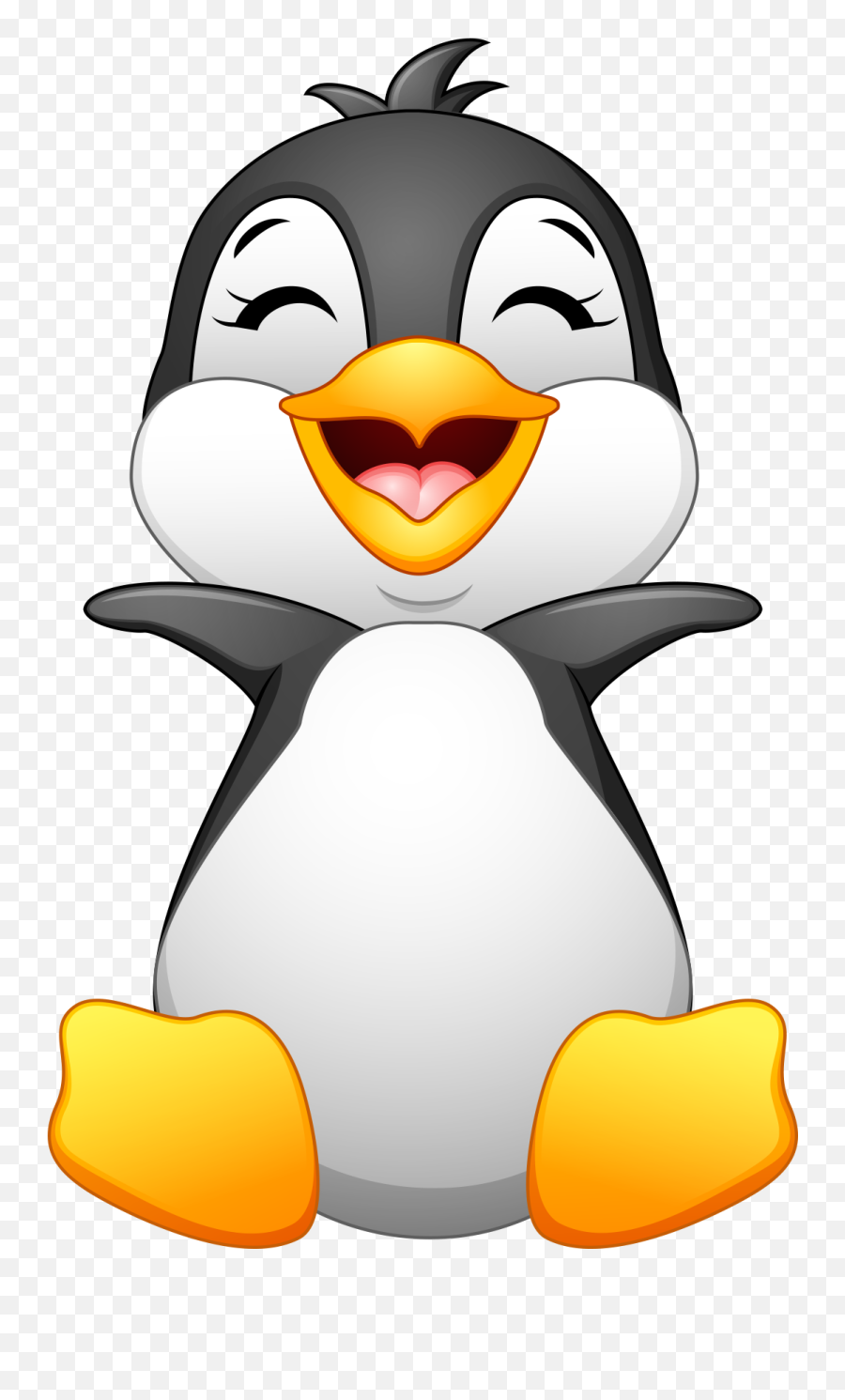 Penguin Vector Graphics Stock - Penguin Open Mouth Clipart Emoji,Whatsapp Emoticons Penguinpng