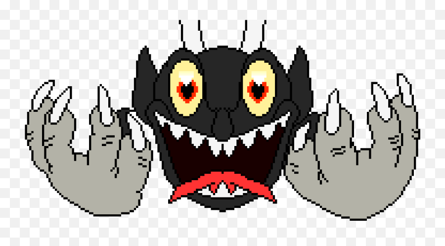 Not Done Devil From Cuphead - Tggw Pixel Art Maker Emoji,Destiny Emoticon Guide