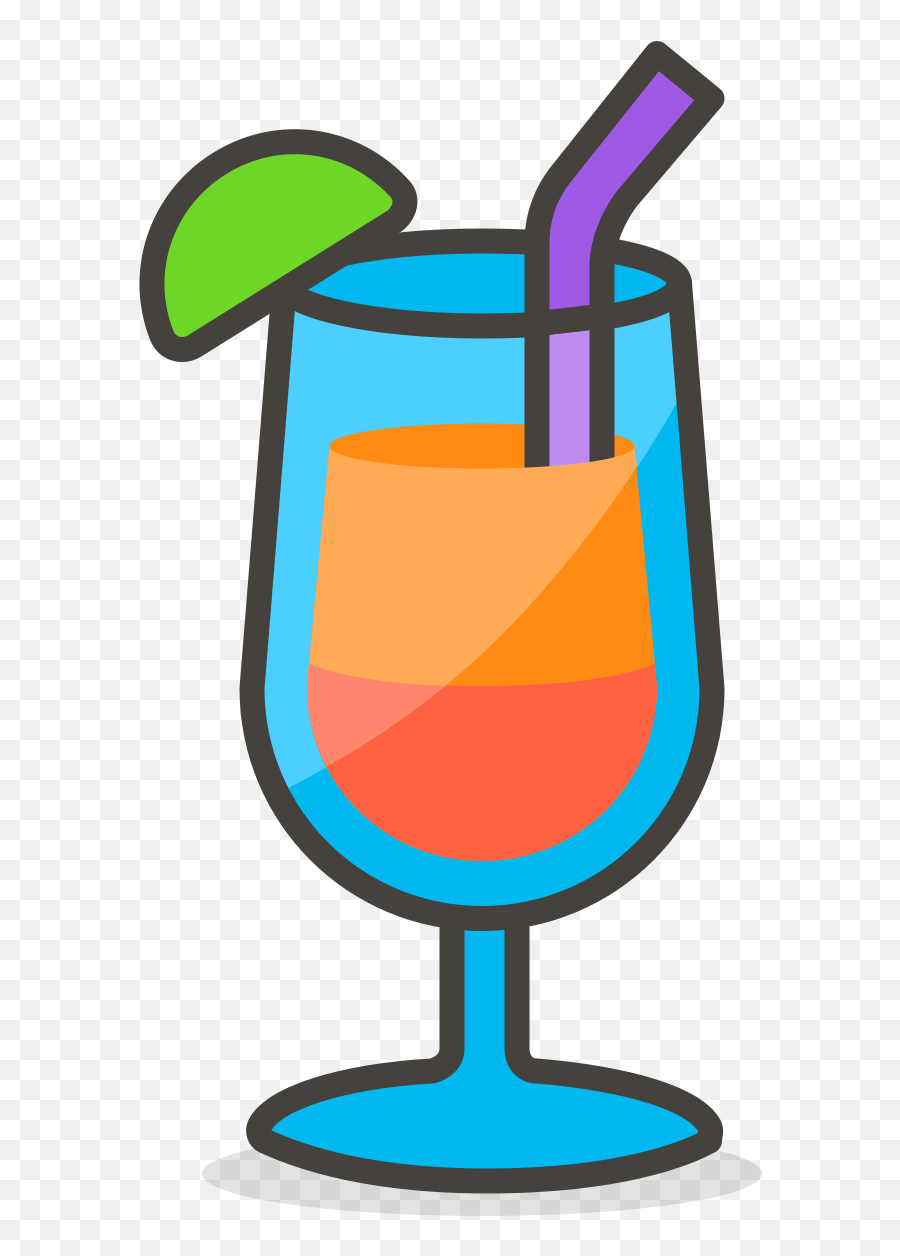 File572 - Tropicaldrinksvg Wikimedia Commons Drink Emoji,Whisky Emoji