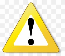 Warning Sign Png Attention Caution Sign Icon - Free Emoji,Triangle Warning Emoji