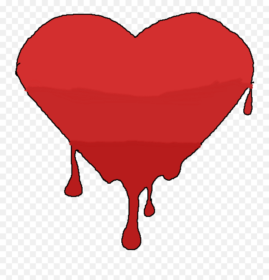 Pixilart - Dripping Heart By Officialsoot Emoji,The Emoji Drip