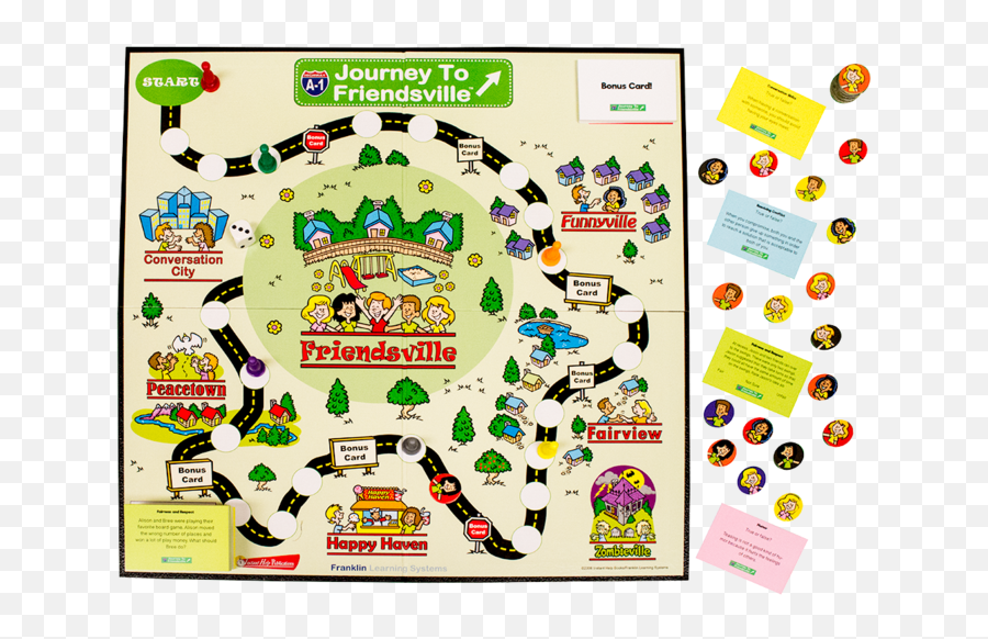 Friendship Skills Childtherapytoys - Friendsville Board Game Emoji,Kimochi Emotion Doll