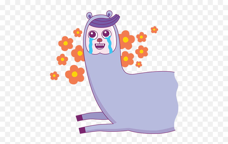 Drama Llama - Happy Emoji,Drama Llama Emoji