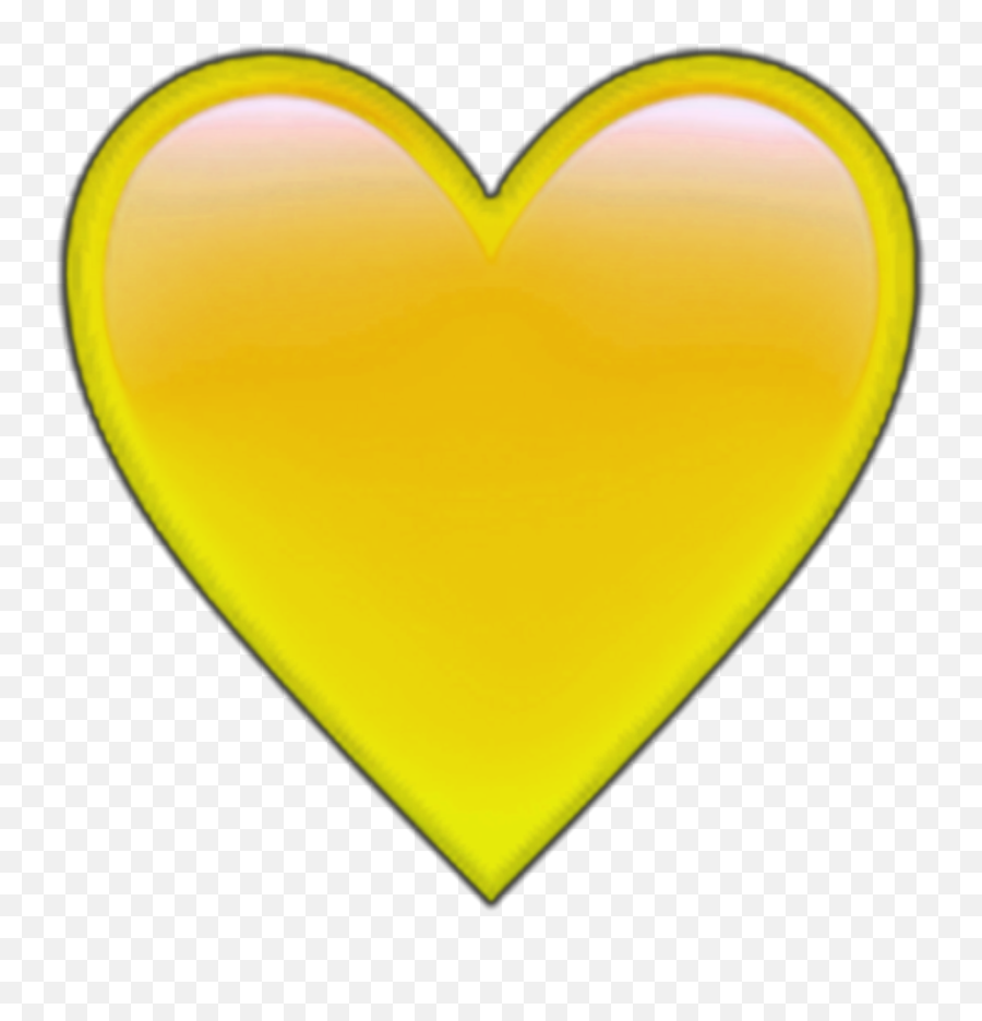 Yellow Heart Yellowheart Awesome - Emojidex Yellow Heart,Awesome Emoji Backgrounds