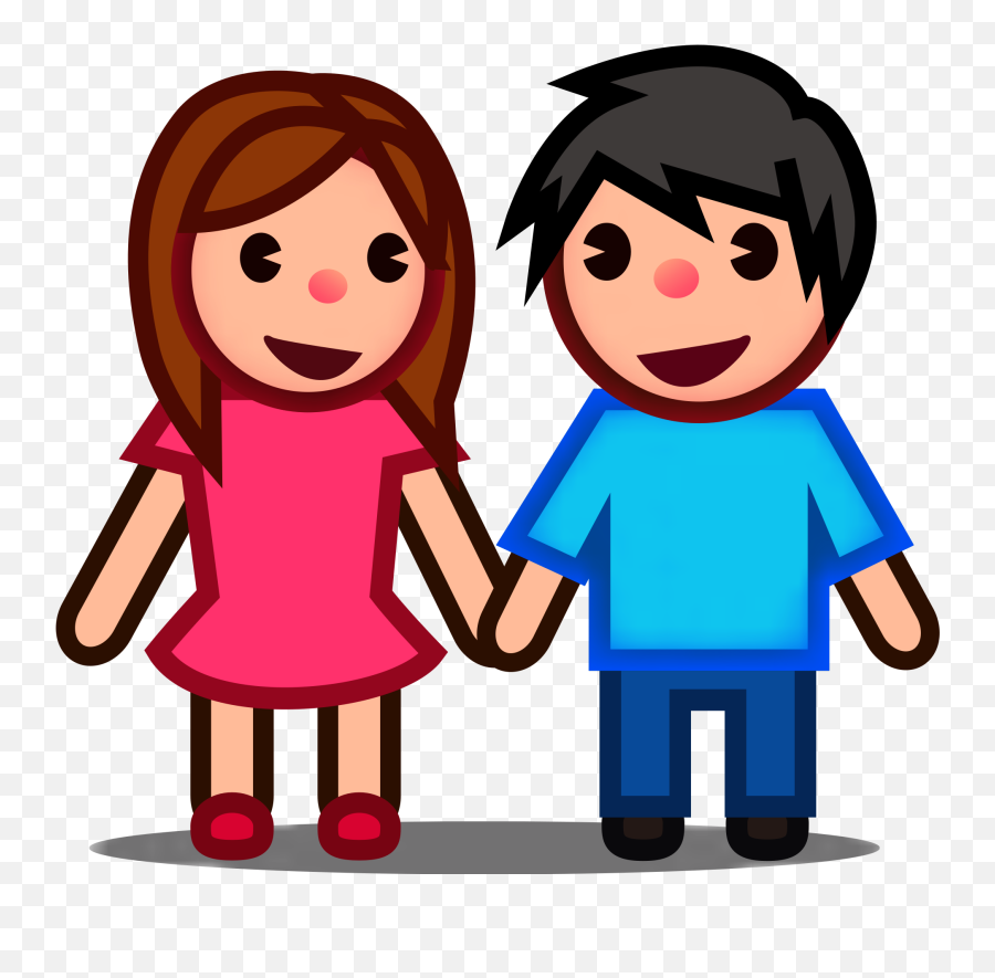 Download Open - Boy And Girl Emoji Png Png Image With No Boy And Girl Cartoon Png,Girl Emoji