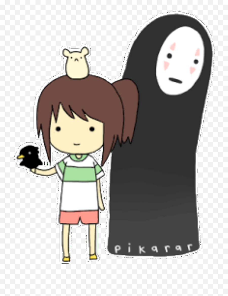 Anime Manga Aesthetic Ghibli Studio - Spirited Away Chibi Emoji,Studio Ghibli Emoji