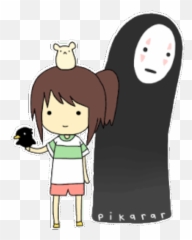 Anime Manga Aesthetic Ghibli Studio - Spirited Away Chibi Emoji,Studio Ghibli Emoji