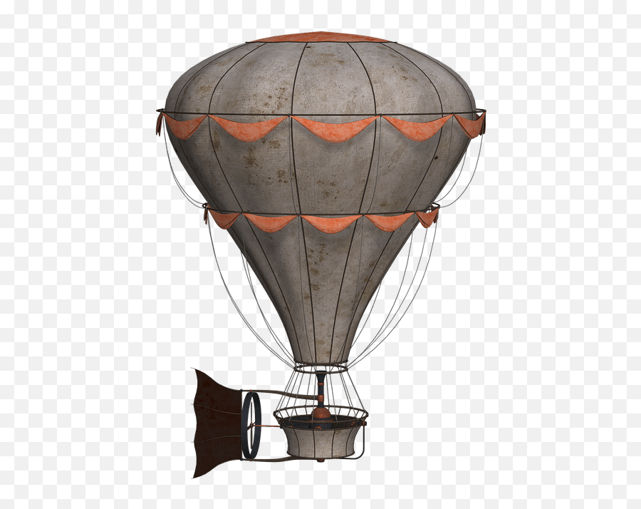 Download Free Png Hot - Airballoonvintage Dlpngcom Vintage Hot Air Balloon Png Emoji,Hot Air Balloon Emoji