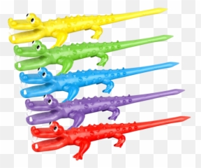 The Crocodile Glass Dab Tool - Plastic Emoji,Lean And Dab Emoji