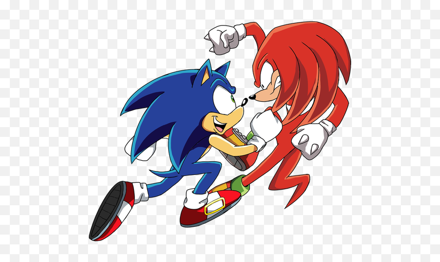 Who Would Win In A Fight Sonic Tails And Knuckles Or - Sonic Vs Knuckles Emoji,Imma Firin Mah Lazer Emoticon