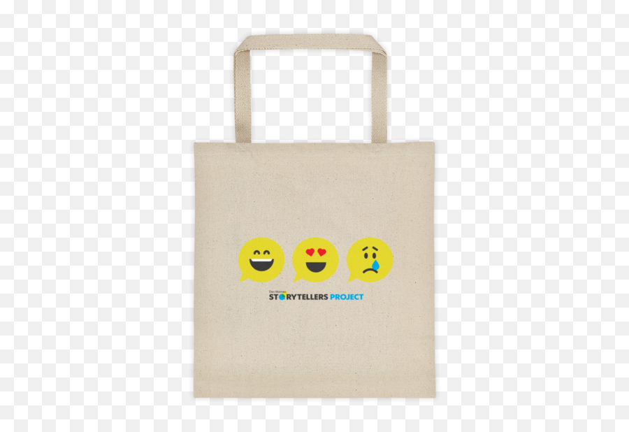 Storytellers Emoji Tote Bag - Bangladesh National Museum,Emoticon Handles