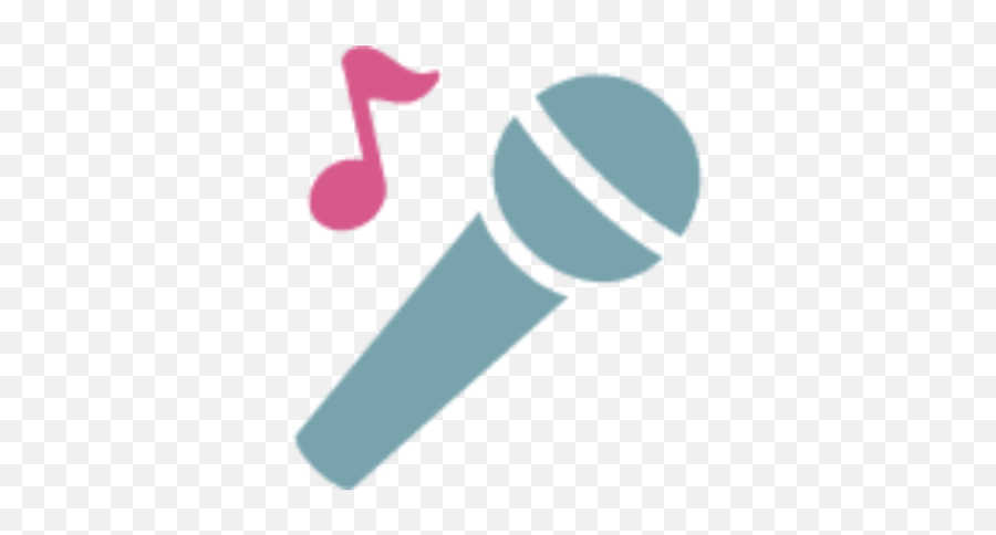 Download Microphone Microfono Emoji - Microfono Emoji,Transparent Singing Emojis