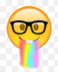 Download Text Sticker Smiley Messaging - Nerd Emoji,Whatsapp Emoji