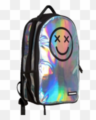 Pin - Holographic School Bag Emoji,Emoticon For Backpackl