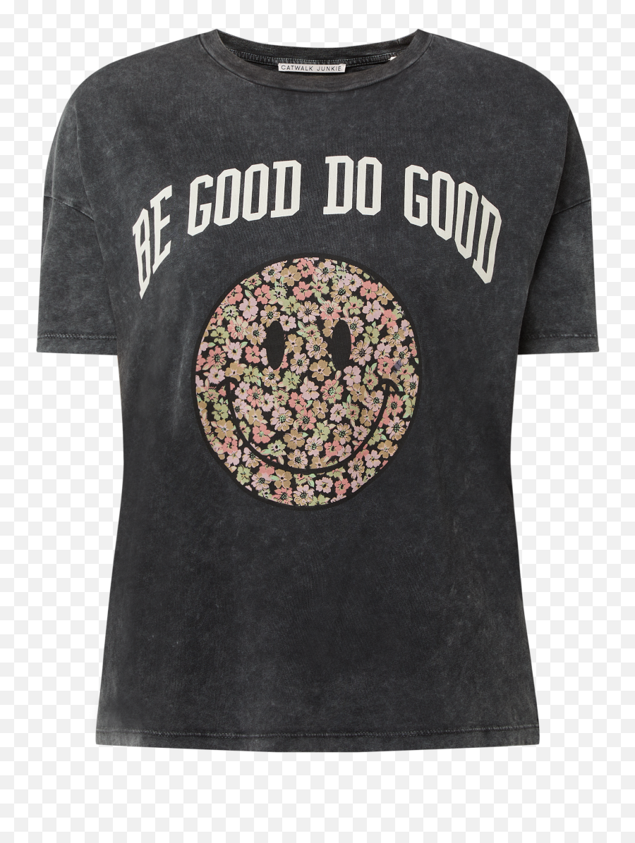 Catwalk Junkie U2013 T - Shirt Aus Biobaumwolle Modell U0027be Goodu0027 U2013 Anthrazit Catwalk Junkie Be Good Emoji,Reiner Emoticon