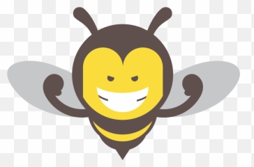 Tough Guy Drone Bee - Drone Bee Clipart Emoji,Emoticon Playing A Board Game