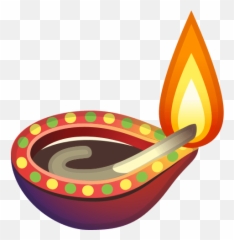 Öllampe - Diya Lamp Emoji,Flamme Emoji Png