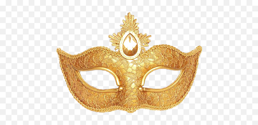 Download Mardi Golden Ball Gold - Gold Masquerade Mask Transparent Emoji,Mardi Gras Mask Movie Emojis
