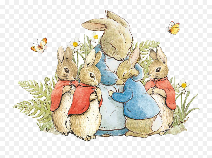 Peter Rabbit Benjamin Bunny Beatrix Potter Free Png - Peter Rabbit And Mum Emoji,Visiable Emotions Of A Bunny