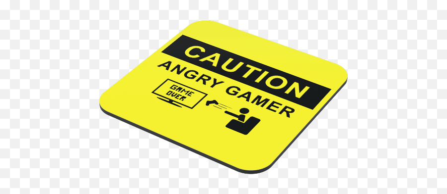 Download Angry Gamer Coaster - Video Game Full Size Png Cpga Emoji,Videogame Emoji