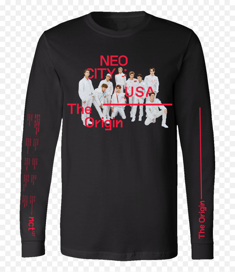 Neo City Long Sleeve U2013 Nct 127 Official Store - Nct 127 Shirt Neo City Emoji,No Emotion Nct