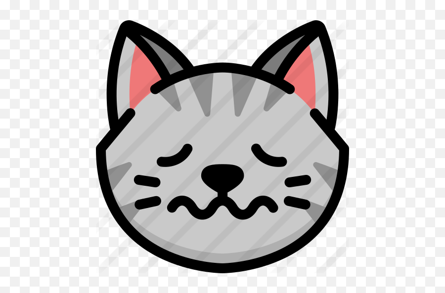 Nervous - Free Animals Icons Cat Icon Face Emoji,Annoyed And Nervois Emojis