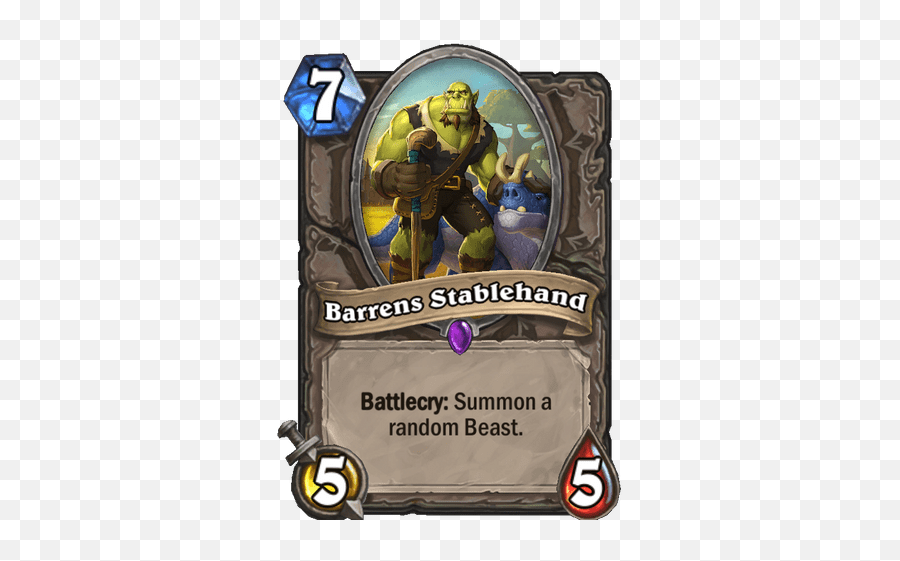 Introducing The Core Set And Classic Format - Hearthstone Barrens Stablehand Emoji,Clash Royale Emoticons Meaning