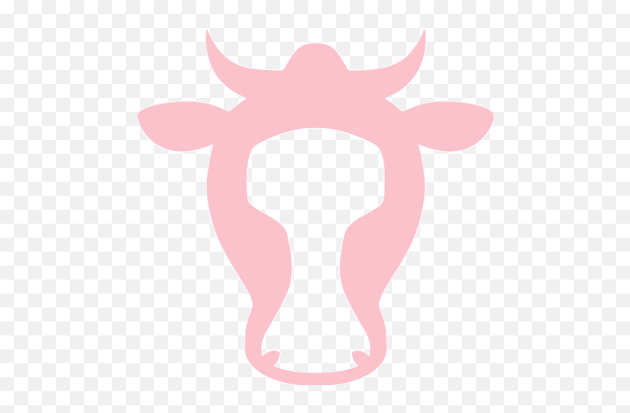 Pink Cow Icon - Free Pink Animal Icons Emoji,Emoticon Purple Cow