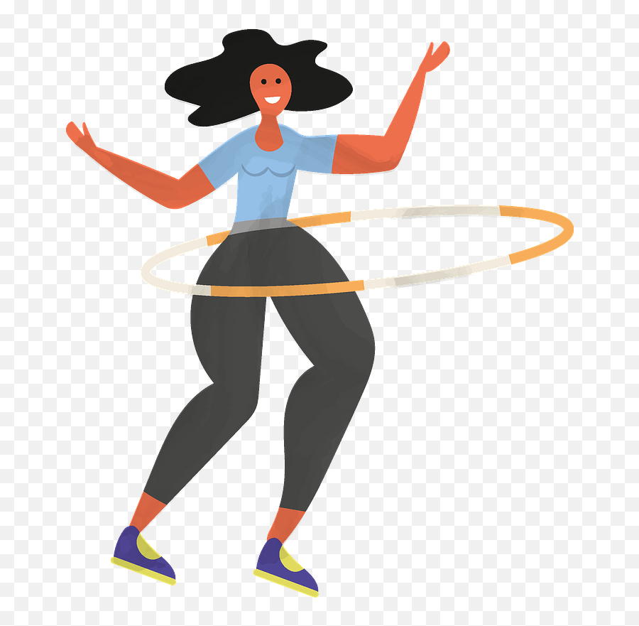 Hula Hoop Clipart - Hoola Hoop Transparent Clipart Emoji,Hula Emoji