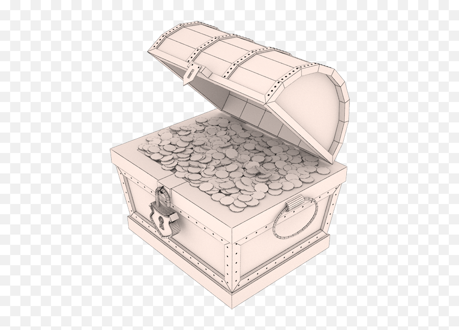 Treasure Chest - Horizontal Emoji,Treasure Chest Emoji